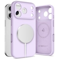 Твърд силиконов кейс с MagSafe за iPhone 17 Pro от Tech-Protect Silicone - Mauve