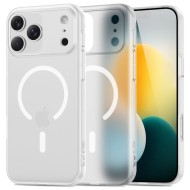 Тънък кейс с MagSafe за iPhone 17 Pro от Tech-Protect MagSlim - Matte White