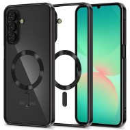 Твърд кейс с MagSafe и протектор за камерата на Samsung Galaxy A17 (4G/5G) от Tech-Protect MagFlex - Shiny Black