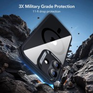 ESR CLASSIC HYBRID MAGSAFE & TEMPERED GLASS IPHONE 17 CLEAR/BLACK