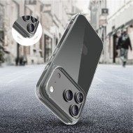 Хибриден кейс за iPhone 17 Pro от Tech-Protect Flexair Hybrid - Clear
