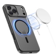 Тънък кейс с MagSafe за iPhone 17 Pro от Tech-Protect MagSlim - Matte Black