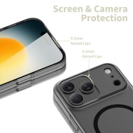 Тънък кейс с MagSafe за iPhone 17 Pro от Tech-Protect MagSlim - Matte Black