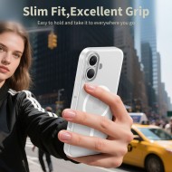 Тънък кейс с MagSafe за iPhone 17 от Tech-Protect MagSlim - Matte White