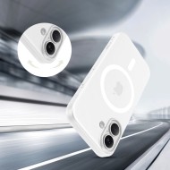 Тънък кейс с MagSafe за iPhone 17 от Tech-Protect MagSlim - Matte White