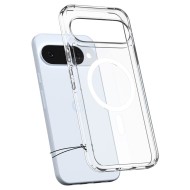 Удароустойчив кейс с MagSafe пръстен за Google Pixel 10 / 10 Pro от Spigen Ultra Hybrid Mag - Clear / White