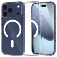 Силиконов кейс с MagSafe за iPhone 17 Pro от Tech-Protect FlexAir - Clear