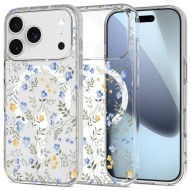 Силиконов кейс с MagSafe за iPhone 17 Pro от Tech-Protect FlexAir - Spring Flowers