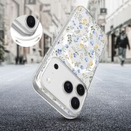 Силиконов кейс с MagSafe за iPhone 17 Pro от Tech-Protect FlexAir - Spring Flowers