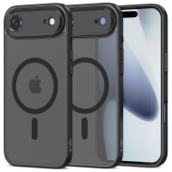 Кейс с MagSafe и защита на камерата за iPhone 17 Air от Tech-Protect MagCam - Matte Black