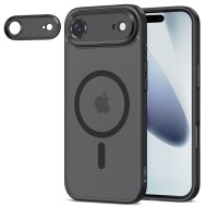 Кейс с MagSafe и защита на камерата за iPhone 17 Air от Tech-Protect MagCam - Matte Black