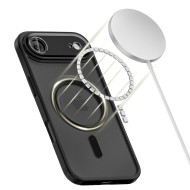 Кейс с MagSafe и защита на камерата за iPhone 17 Air от Tech-Protect MagCam - Matte Black