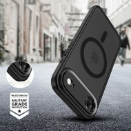 Кейс с MagSafe и защита на камерата за iPhone 17 Air от Tech-Protect MagCam - Matte Black