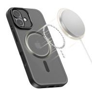 Кейс със стойка и MagSafe за iPhone 17 от Tech-Protect Magstand - Черен мат