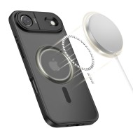 Кейс със стойка и MagSafe за iPhone 17 Air от Tech-Protect Magstand - Черен мат