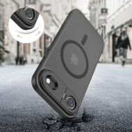 Кейс със стойка и MagSafe за iPhone 17 Air от Tech-Protect Magstand - Черен мат