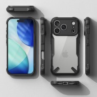 Удароустойчив кейс за iPhone 17 Pro Max от Ringke Fusion X - Black