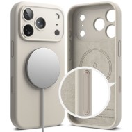 Силиконов кейс с MagSafe за iPhone 17 Pro Max от Ringke Silicone Magnetic - Stone
