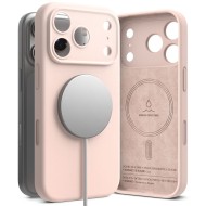 Силиконов кейс с MagSafe за iPhone 17 Pro Max от Ringke Silicone Magnetic - Pink Sand