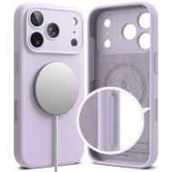 Силиконов кейс с MagSafe за iPhone 17 Pro Max от Ringke Silicone Magnetic - Light Purple