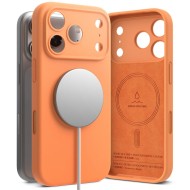 Силиконов кейс с MagSafe за iPhone 17 Pro Max от Ringke Silicone Magnetic - Tangerine