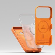 Силиконов кейс с MagSafe за iPhone 17 Pro Max от Ringke Silicone Magnetic - Tangerine