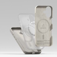 Силиконов кейс с MagSafe за iPhone 17 от Ringke Silicone Magnetic - Stone