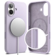 Силиконов кейс с MagSafe за iPhone 17 от Ringke Silicone Magnetic - Light Purple