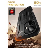 360 градусов калъф за iPhone 17 Supcase Unicorn Beetle Pro - Black