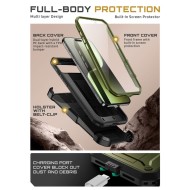 360 градусов калъф за iPhone 17 Air Supcase Unicorn Beetle Pro - Guldan