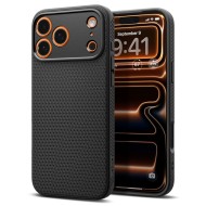 Силиконов кейс за iPhone 17 Pro Max от Spigen Liquid Air - Matte Black