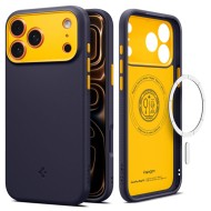 Удароустойчив кейс с MagSafe за iPhone 17 Pro Max от Spigen Nano Pop - Blueberry Navy