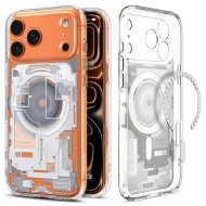 Удароустойчив кейс с MagSafe за iPhone 17 от Spigen Ultra Hybrid - Zero One White