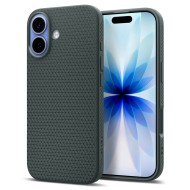 Силиконов кейс за iPhone 17 от Spigen Liquid Air - Abyss Green