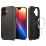 Тънък кейс с MagSafe за iPhone 17 от Spigen Thin Fit Mag - Gunmetal