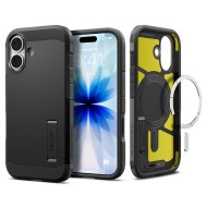  Удароустойчив кейс с MagSafe за iPhone 17 от Spigen Tough Armor T Mag - Black