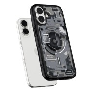 Удароустойчив кейс с MagSafe за iPhone 17 от Spigen Ultra Hybrid - Zero One Black