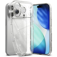 Тънък силиконов кейс за iPhone 17 Pro от Ringke Air - Glitter Clear