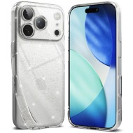 Тънък силиконов кейс за iPhone 17 Pro от Ringke Air - Glitter Clear
