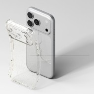 Тънък силиконов кейс за iPhone 17 Pro от Ringke Air - Glitter Clear
