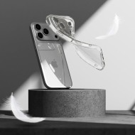 Тънък силиконов кейс за iPhone 17 Pro от Ringke Air - Glitter Clear