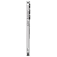 Удароустойчив кейс с MagSafe пръстен за Samsung Galaxy S25 FE от Spigen Ultra Hybrid Mag - Clear / White