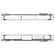 Удароустойчив кейс с MagSafe пръстен за Samsung Galaxy S25 FE от Spigen Ultra Hybrid Mag - Clear / White