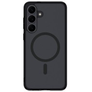 Удароустойчив кейс с MagSafe пръстен за Samsung Galaxy S25 FE от Spigen Ultra Hybrid Mag - Frost Black