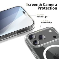 Хибриден кейс с MagSafe за Google Pixel 10 / 10 Pro от Tech-Protect Flexair Hybrid - Clear