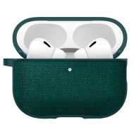 Твърд, текстилен калъф за Apple AirPods Pro 3 от Spigen Urban Fit - Midnight Green