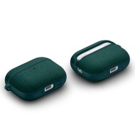 Твърд, текстилен калъф за Apple AirPods Pro 3 от Spigen Urban Fit - Midnight Green