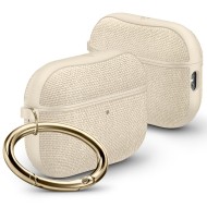 Твърд, текстилен калъф за Apple AirPods Pro 3 от Spigen Urban Fit - Dune Beige