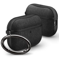 Твърд, текстилен калъф за Apple AirPods Pro 3 от Spigen Urban Fit - Black