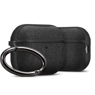Твърд, текстилен калъф за Apple AirPods Pro 3 от Spigen Urban Fit - Black